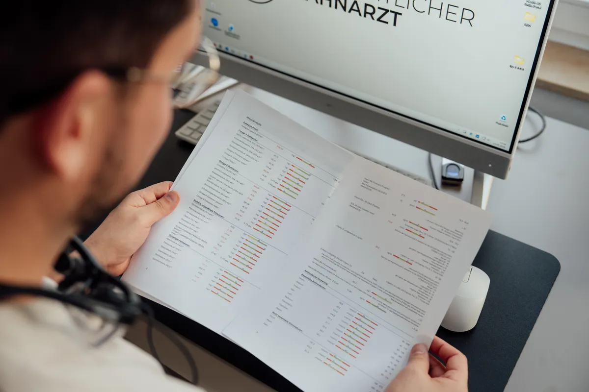 Auswertung des LTT-Befundbogens in der Praxis Dmitri Klass